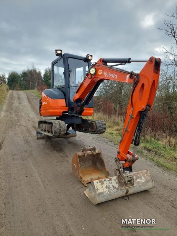 Kubota KX71-3 (2012) – Minibagr 2,5T – 2 534 h – 3 lžíce – Výborný stav - photo 5