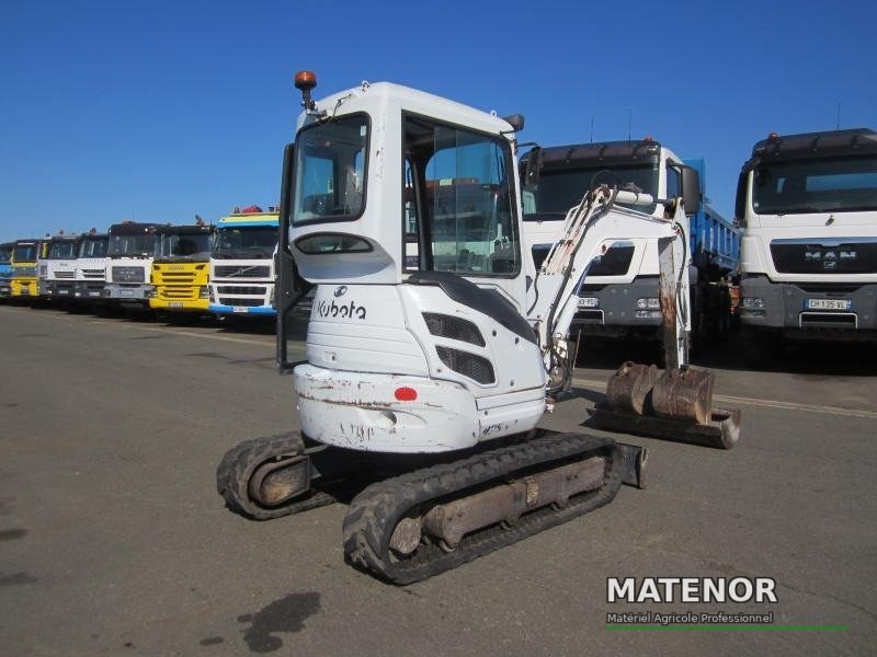 Kubota U25-3 (2005) – minigrävmaskin 2,6T – 6 333 h – 3 skopor – Snabbfäste – Reviderad - photo 2