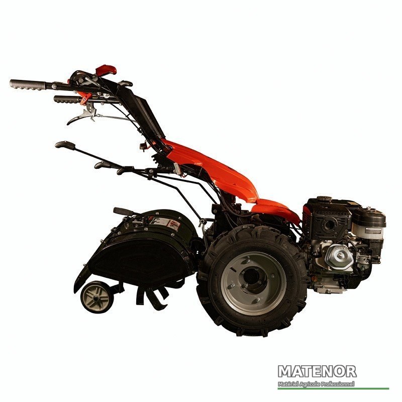Rotovateur 65cm porte-outils essence 13 cv 420cc avec démarrage électrique - photo 2