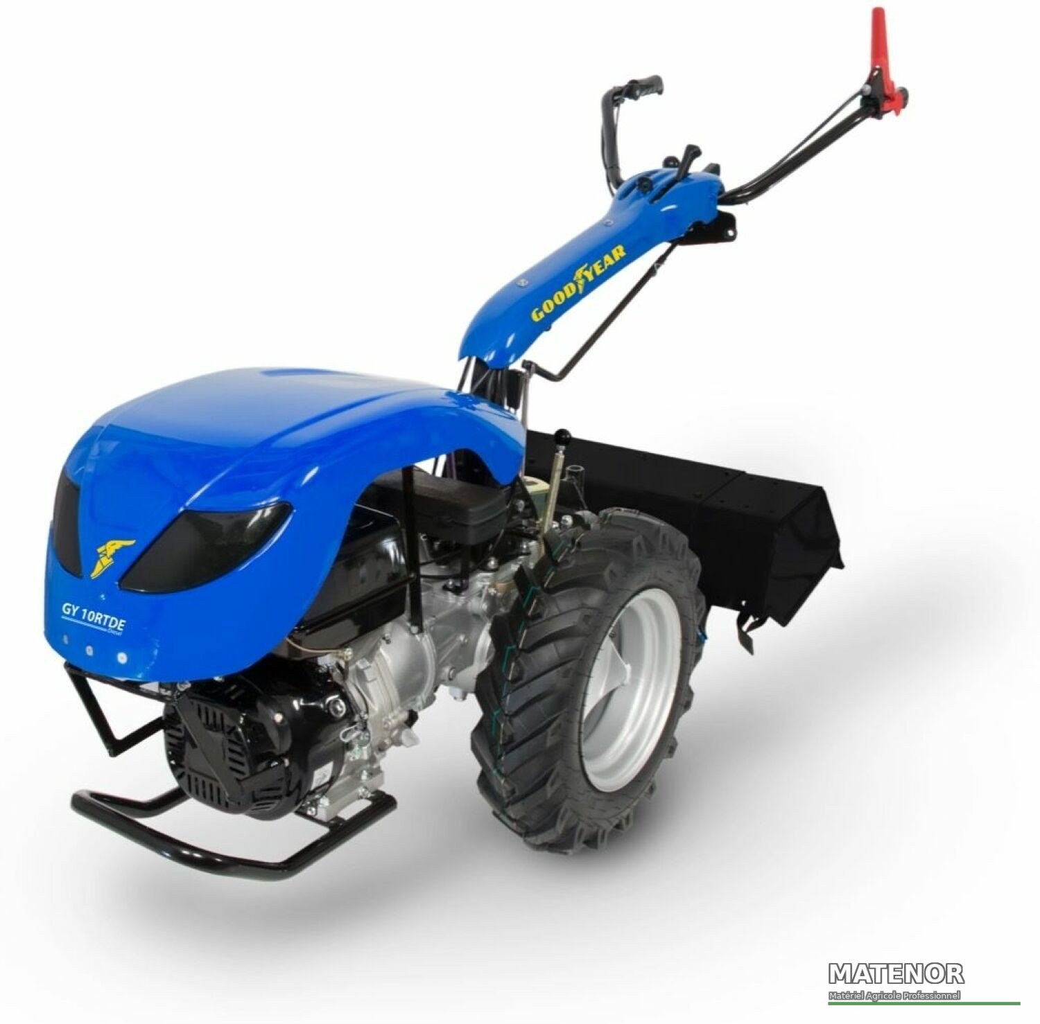 Motoculteur transformable good year diesel gy10rtde avec démarrage électrique