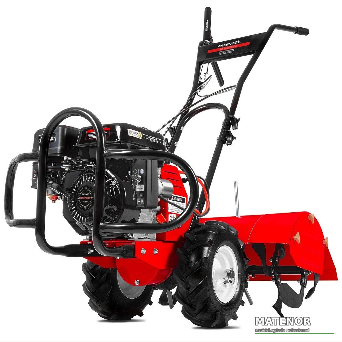 Rotoculteur thermique 7cv largeur 70 cm avec démarrage électrique