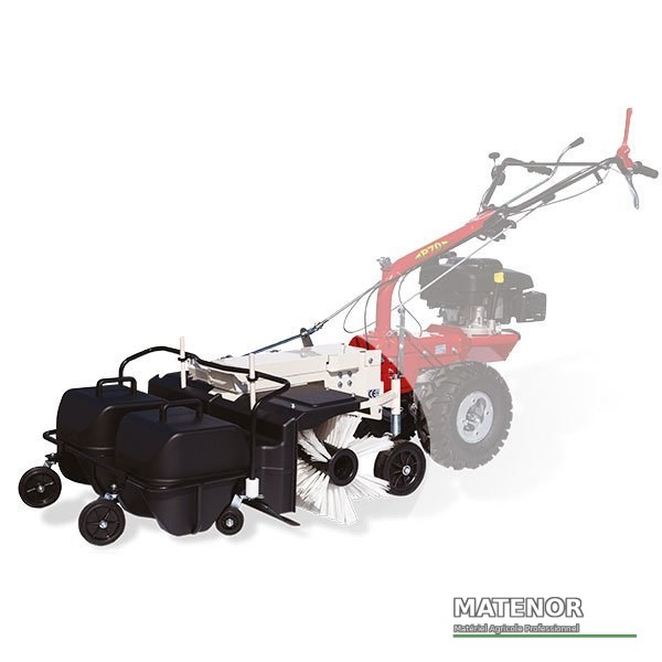 Balai de nettoyage 88 cm avec bac de ramassage pour porte p70evo ou m250evo