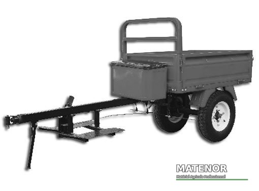 Remorque 500kg pour porte outils bulldog