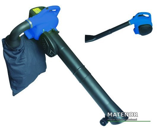 Aspirateur souffleur et broyeur sur roue hyundai hasbt30 avec moteur thermique