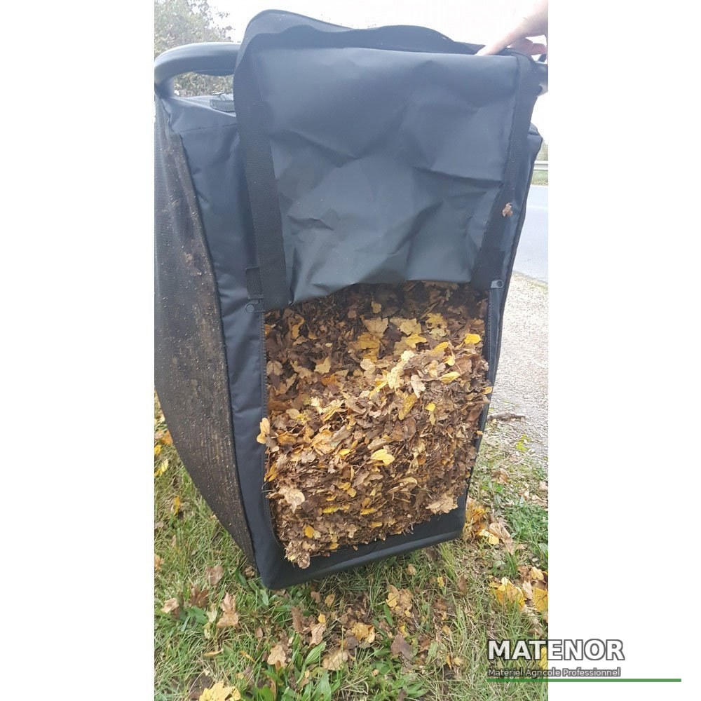 Aspirateur de feuilles autotracté moteur thermique briggs et stratton 6,5 cv morgnieux - photo 3
