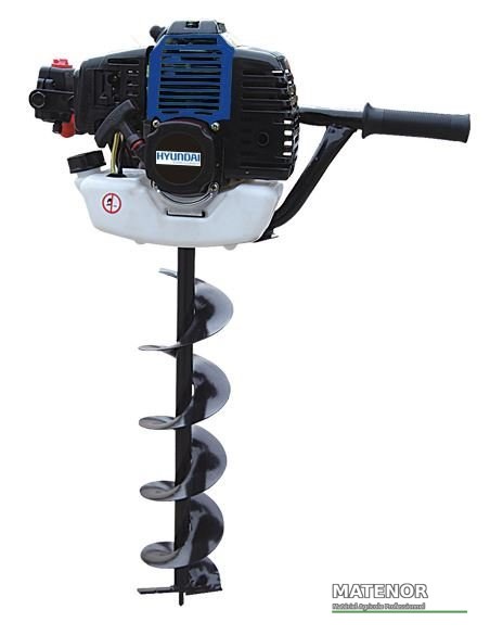 Tarière thermique 52cc hyundai htt50 avec mèche 15 cm - photo 3