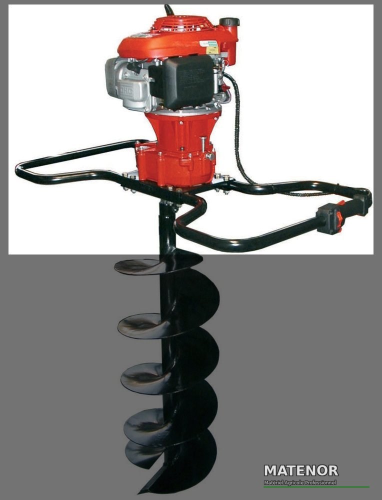 Tarière à moteur thermique honda gcv 160 5.5 cv