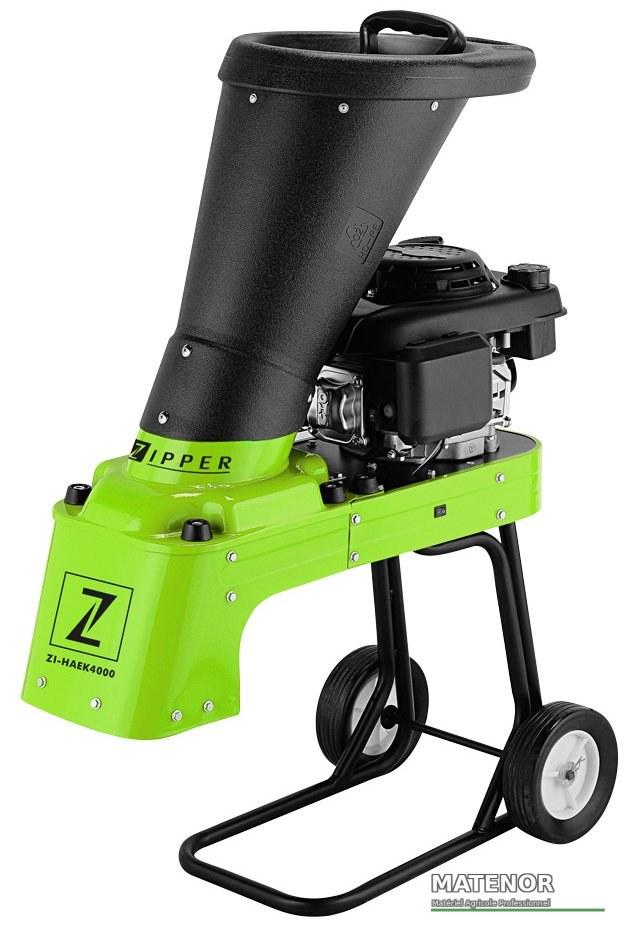 Broyeur de végétaux thermique 5,5cv 159cc zipper zi-haek4000