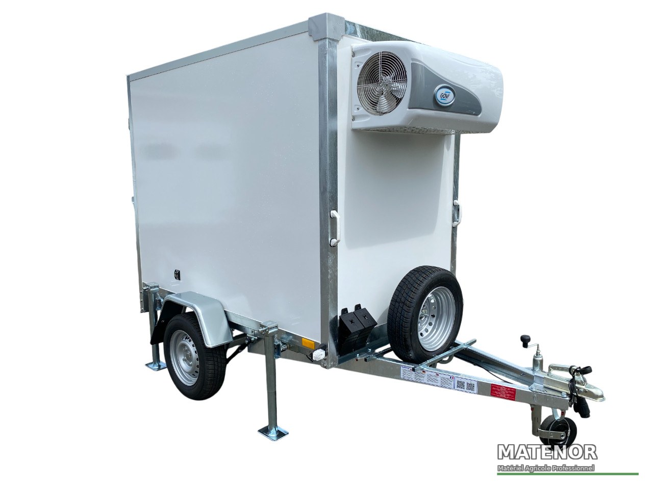 Remorque Fourgon frigorifique 750 kg