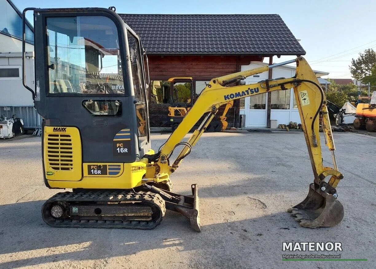 Komatsu PC16R, (2007), 4565 hod., 1.5T – použité