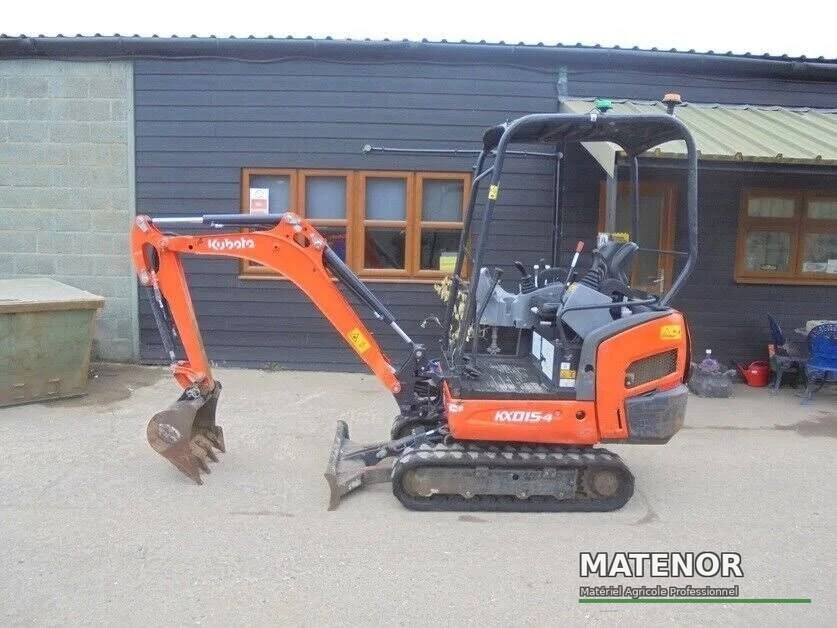 Kubota KX015-4, (2018), 1394 horas, 1,5 t + 3 cucharas - de segunda mano