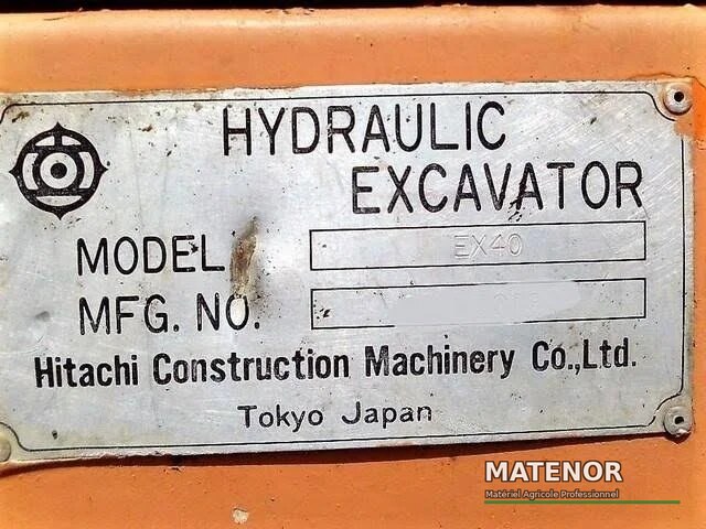 Hitachi EX40, (2000), 4600 heures + 3 Godets - occasion - photo 3