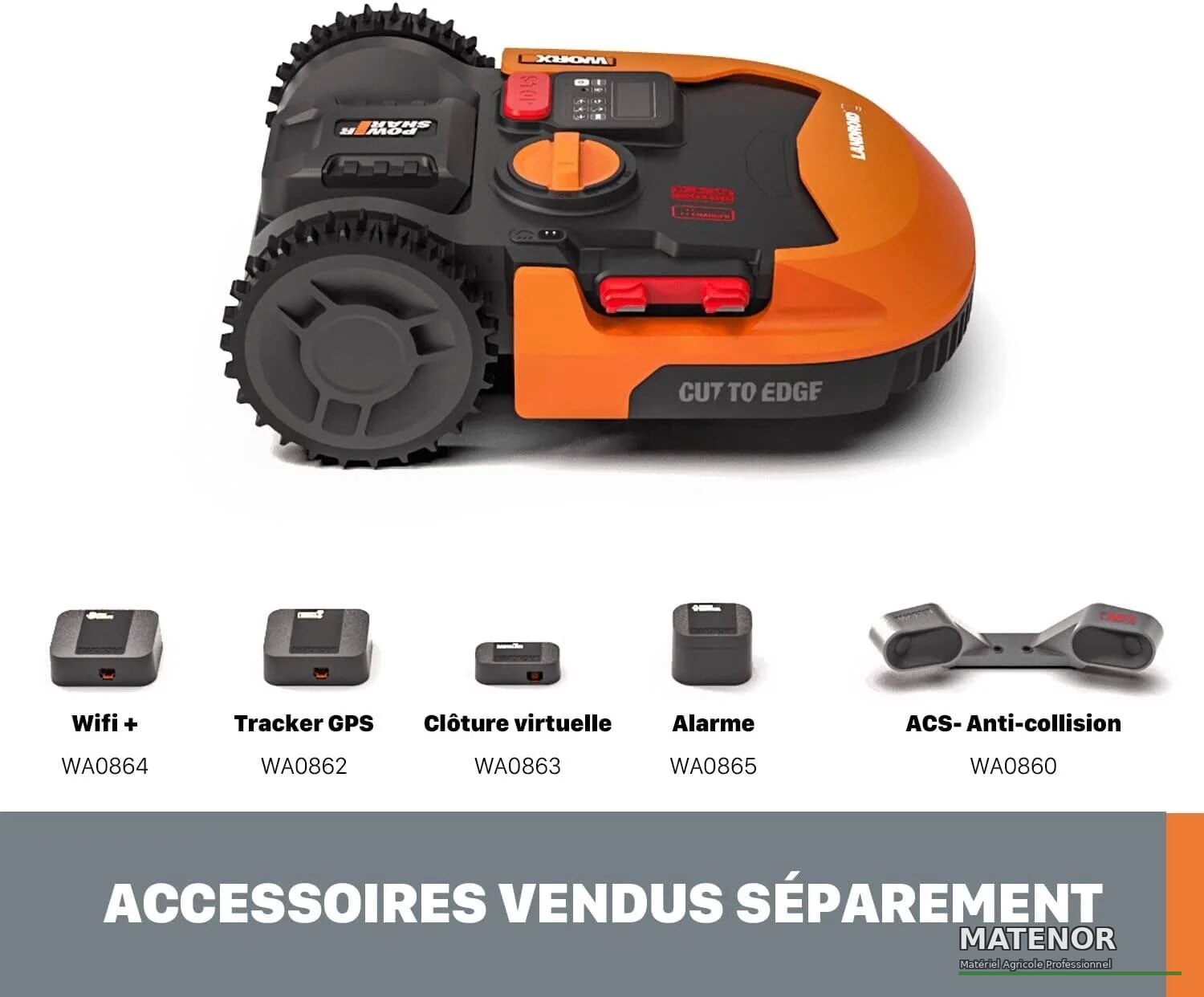 Tondeuse robot Worx M500 - WR141E - photo 3