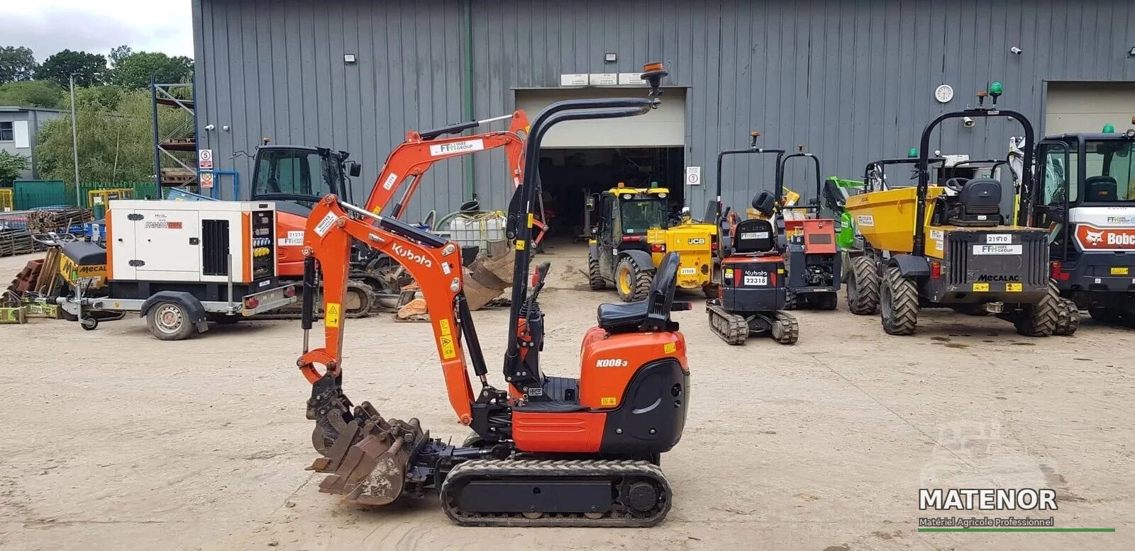Kubota K008-3, (2021), 700 heures, 0.98T - occasion - photo 6