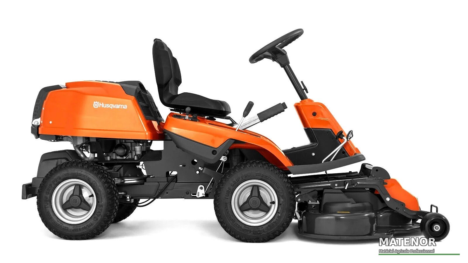 Tracteur à essence Husqvarna R 214TC + plateau de coupe Combi 94 - photo 2